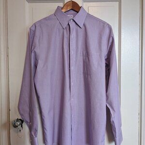 Brooks Brothers Men's 346 Dress Shirt - Size 15-3/4 - Red Pinstripe
